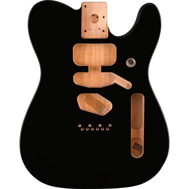 Deluxe Series Telecaster® SSH Alder Body Modern Bridge Mount, Black