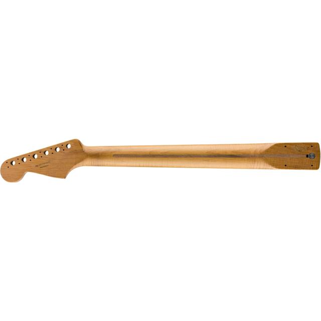 Roasted Maple Stratocaster Neck, 21 Narrow Tall Frets, 9.5", Maple, C Shape