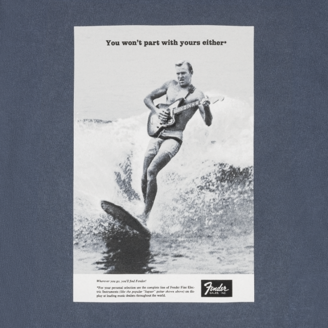 Vintage Ad Surfer Tee, Ocean S