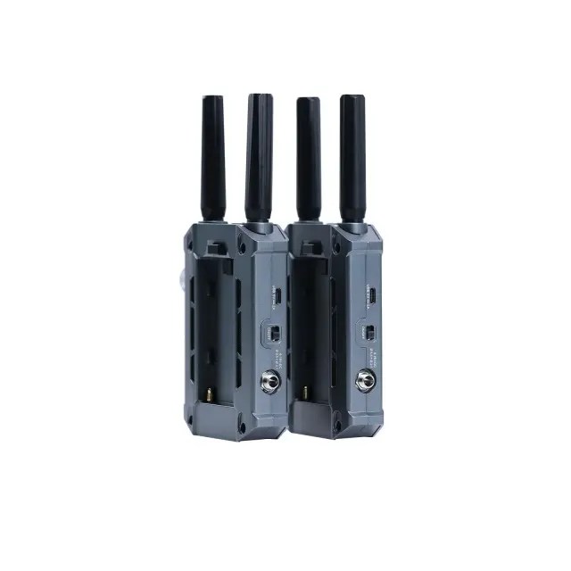  Wireless Video Transmission System, 400m Range, 80ms Low Latency, Auto Channel Selection, UVC Streaming, 9 Groups