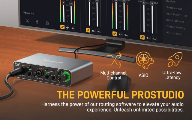 MAONO PS22 - ProStudio 2x2 USB Audio Interface