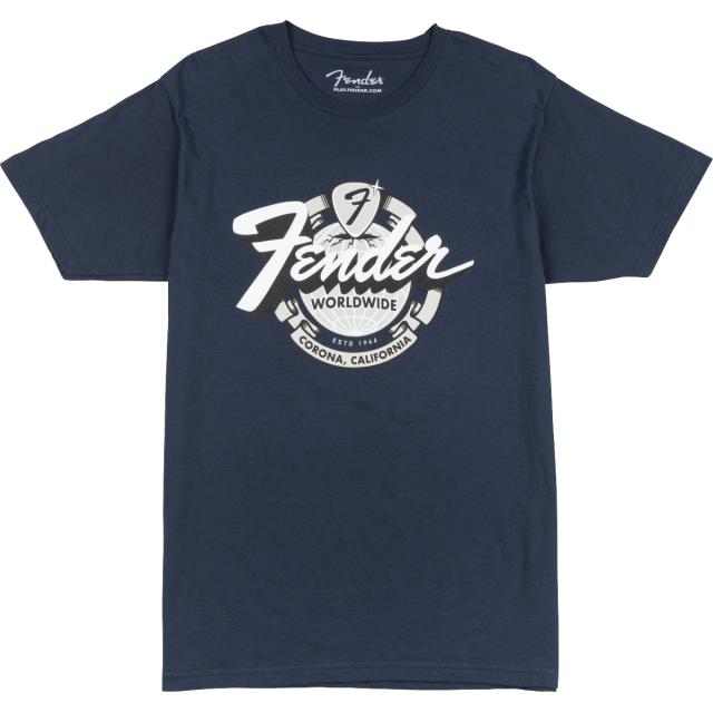 Tshirt Fender® World Wide Tee, Vintage Navy, XL 9193822606