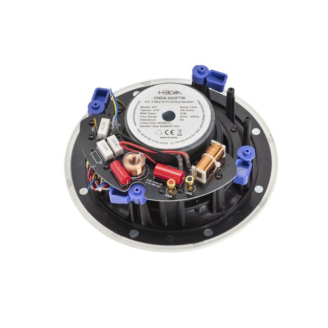 Altoparlante 6.5" Hi-Fi 2-Vie Coassiale a Bassa Impedenza da incasso