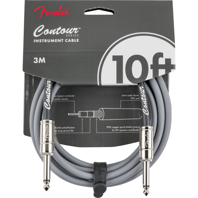Contour™ 10' instrument Cable, Inca Silver