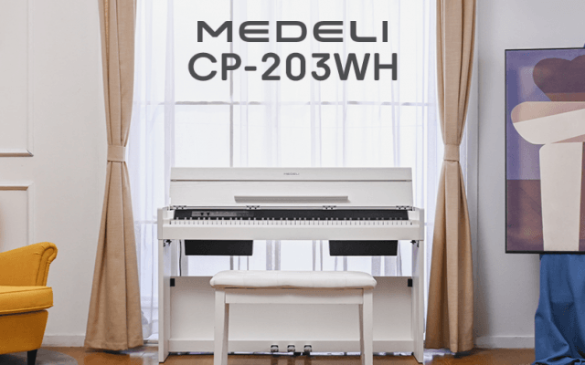 MEDELI CP203WH: Compact digital piano evolution