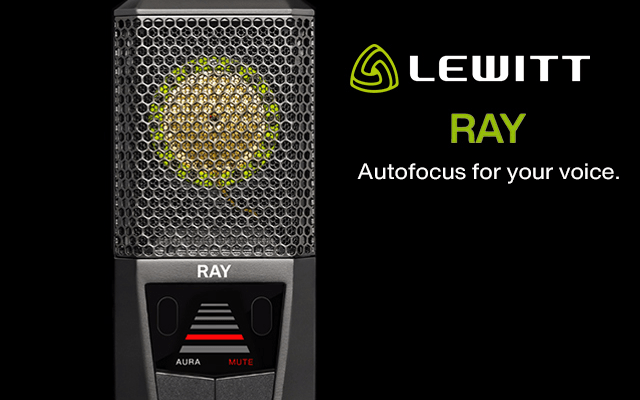 With Lewitt's Ray, the concept of the condenser microphone was transformed forever!