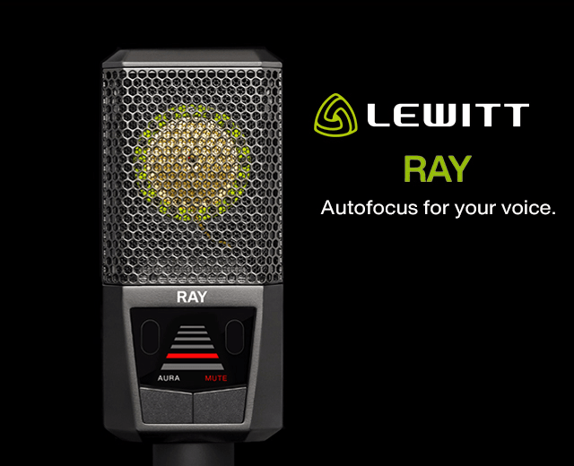 With Lewitt's Ray, the concept of the condenser microphone was transformed forever!
