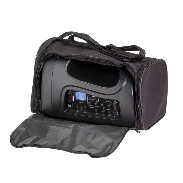 Amplificatore Portatile con radiomicrofono UHF a 16-canali, lettore MP3 e Blutooth™