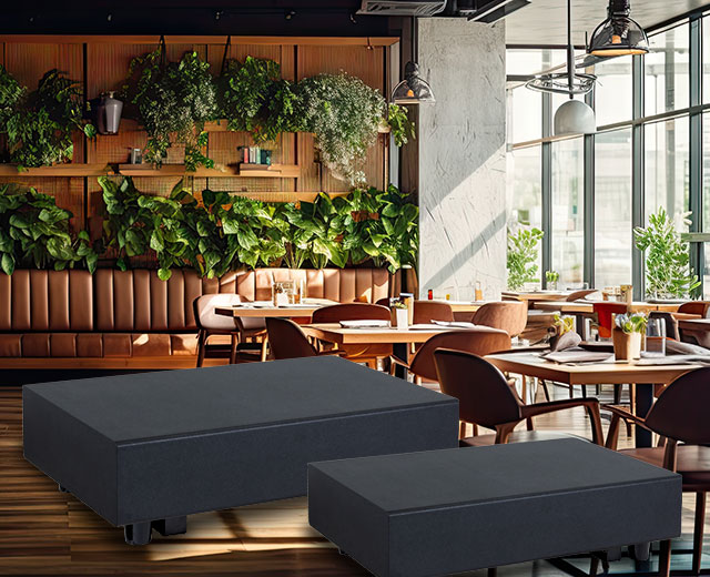 Helvia FLOOR-ABK Series: Compact in-wall and floorstanding subwoofers