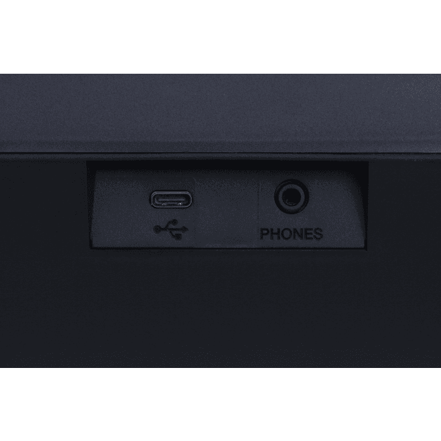 Portable Electronic Drumkit with 4 pads, flashing indicators and touch sensitivity.