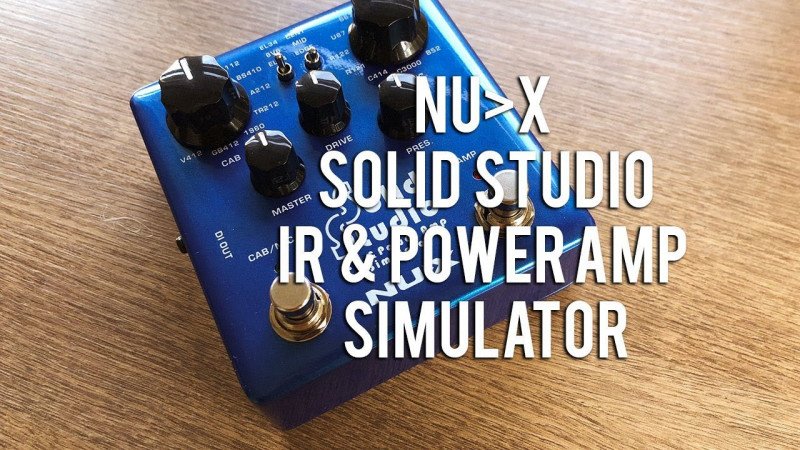 NU-X: Solid Studio IR & Power Amp Simulator
