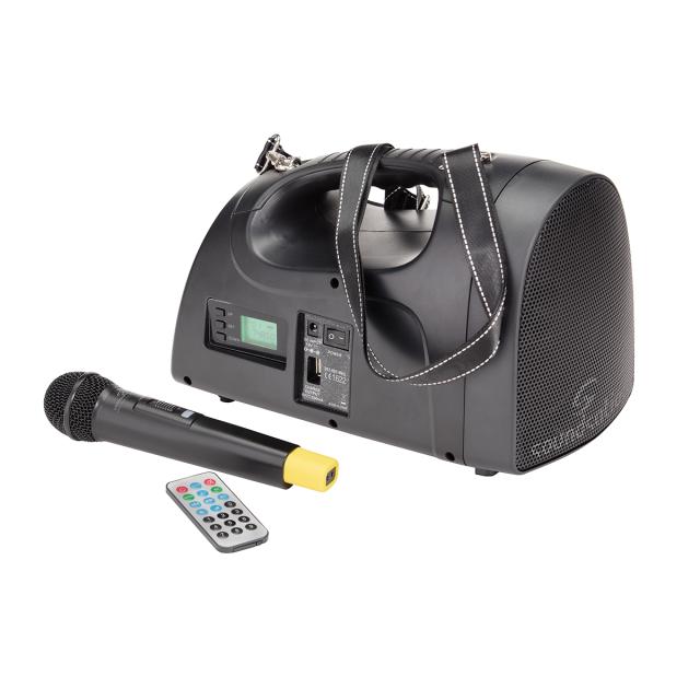 Portable Amplifier with UHF 16-channel wireless system, MP3 and Bluetooth™