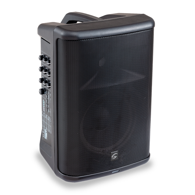 8” Portable Powered Speaker with Rechargeable Battery