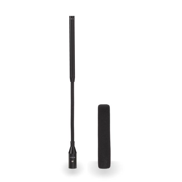 Microfono a collo d'oca Cardioide - lunghezza 35 cm, Black