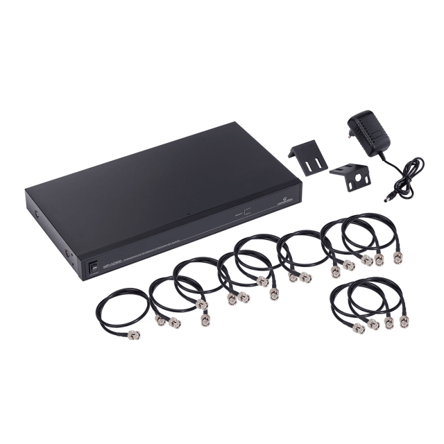 UHF Wideband antenna divider system with 2 Inputs and 8 Outputs