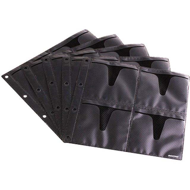 CD Sleeves Premium 10 x 8 CDs - black