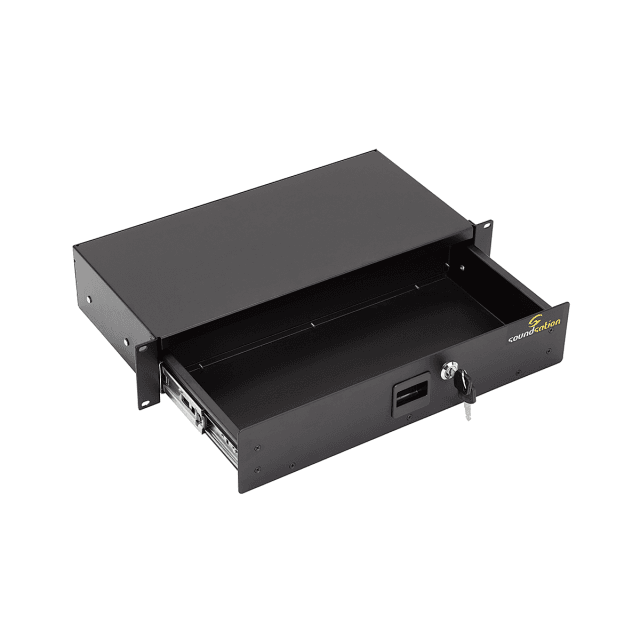 Cassetto per rack 19" 2U con serratura