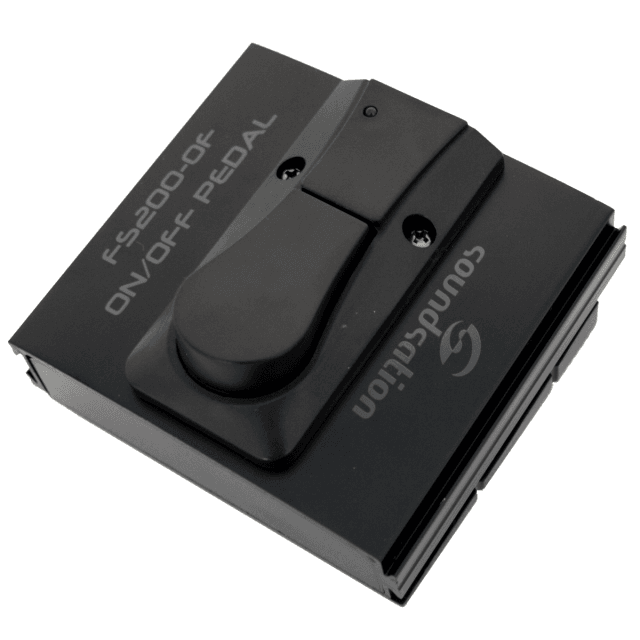 Pedale on/off per chitarra con indicatore led