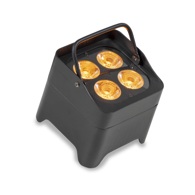 Battery powered PAR 4x12W RGBWAUV