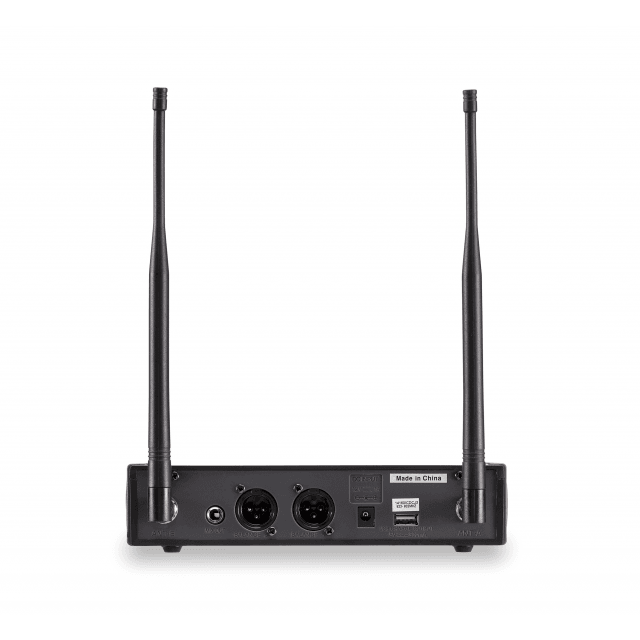 UHF Dual Digital Wireless Microphone System - A2 Band (606-613.5MHz)