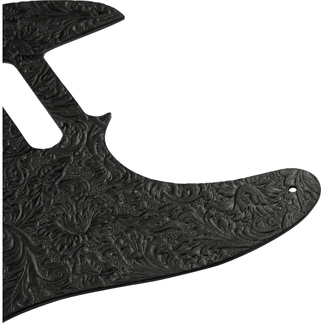 Mascherina Waylon Jennings Leather Pickguard, Black