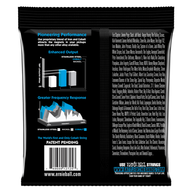 Extra Slinky Cobalt Electric Guitar Strings