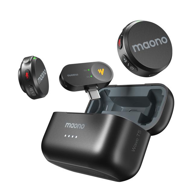 Dual wireless lavalier microphone