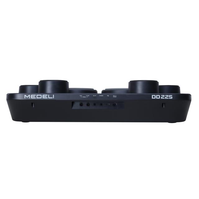 Drum kit portatile con 8 pad in gomma sensibili al tocco e 2 pedali