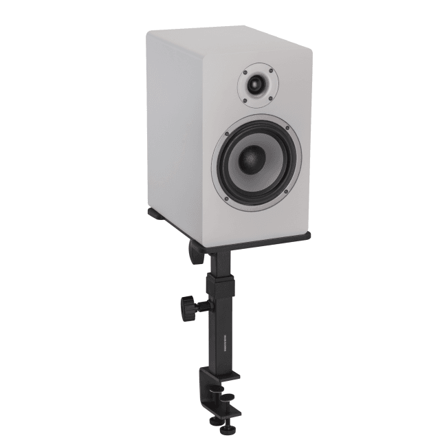 Professional stand for Studio Monitor with desktop mounting clamp (pair)