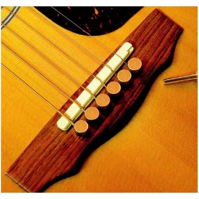 Tone Pins Testa Piatta in Ottone (Confezione da 6 pz)