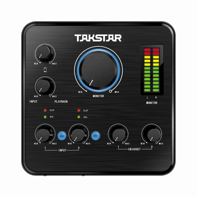 Webcast 2 channel Pdocast USB Audio interface