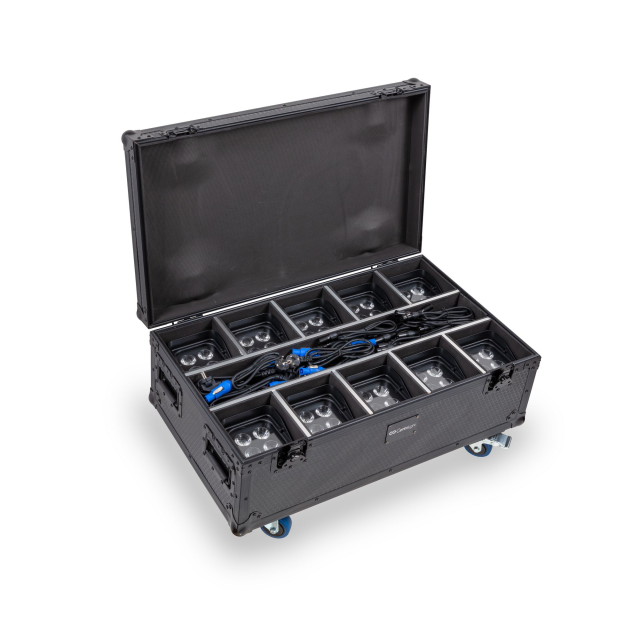 SET 10 FARI A BATTERIA 4x18W 6in1