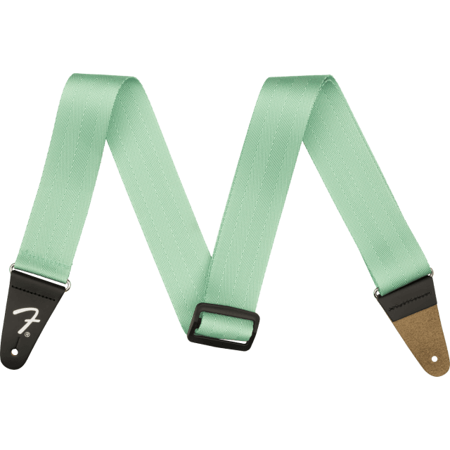 2" Am Pro Seat Belt Strap, Mystic Surf Green