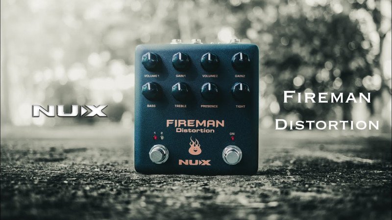 NUX Fireman Distortion Test By Jimmy Lin (No Talking)