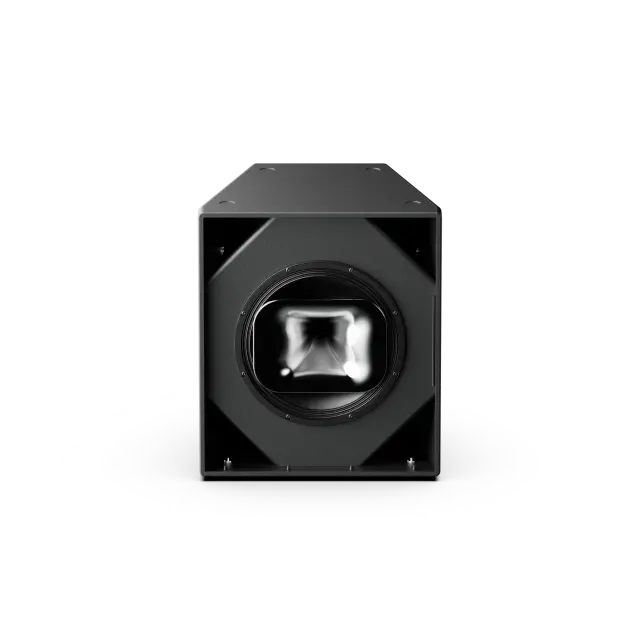 Bi-Amp 18"+4"+2.5" Triaxial Full Range Point Source Passive Speaker with Rotatable Horn (black color)