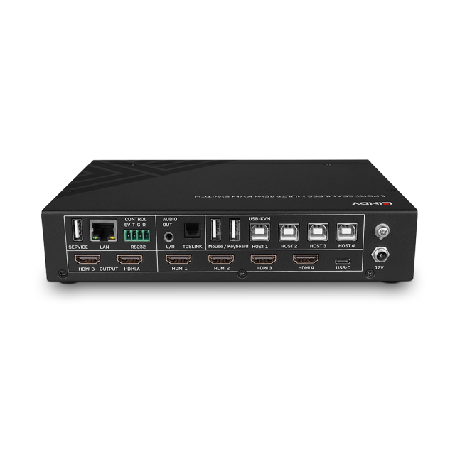 5 Port HDMI 4K60 Seamless Multiview KVM Switch