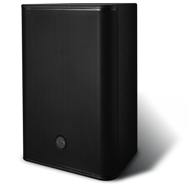 Compact Passive Two-Way 15” Loudspeaker with rotatable asymmetrical horn (black)