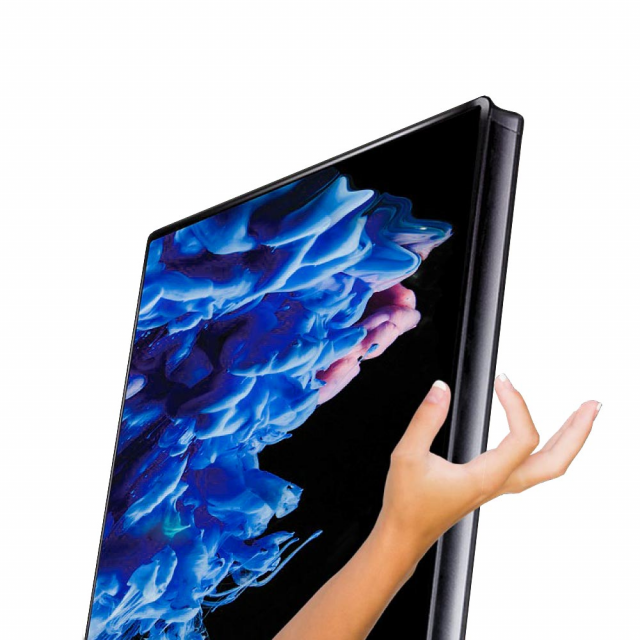 Outdoor led poster 2m with mobile stand and integrated media player