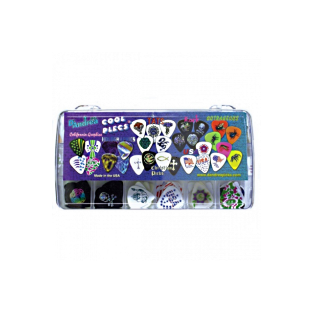 Cool Plecs - 216 pcs Mixed Picks Box