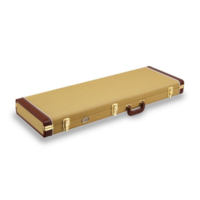 Tweed Vintage style hardcase for electric guitar