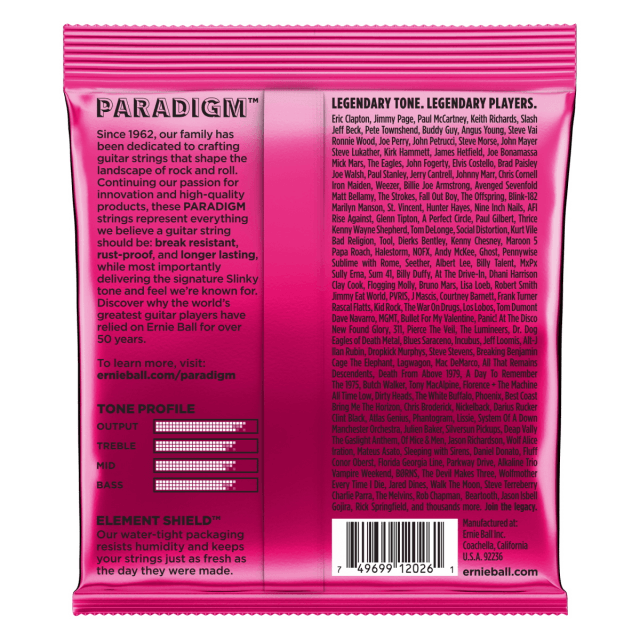 Paradigm Super Slinky Electrical Guitar Strings Super