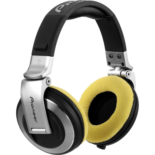 Earpad Set VELOUR for Pioneer HDJ-2000 - yellow