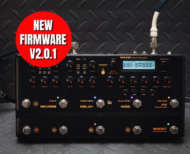 NUX TRIDENT: FIND OUT ALL ABOUT THE NEW FIRMWARE AVAILABLE!