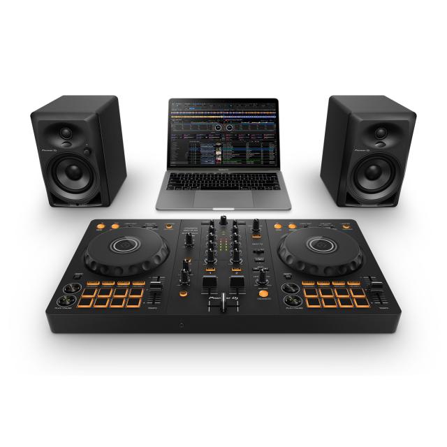 2-channel DJ controller for multiple DJ applications