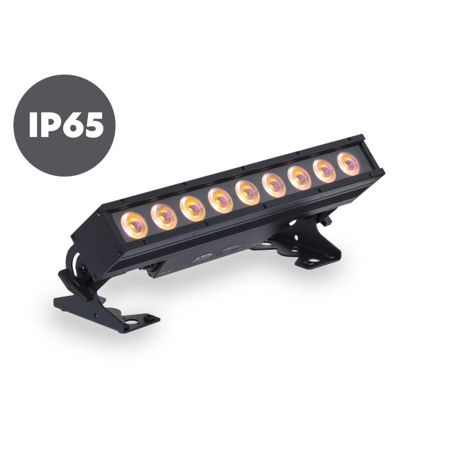 Set 6 barre led a batteria con flight case