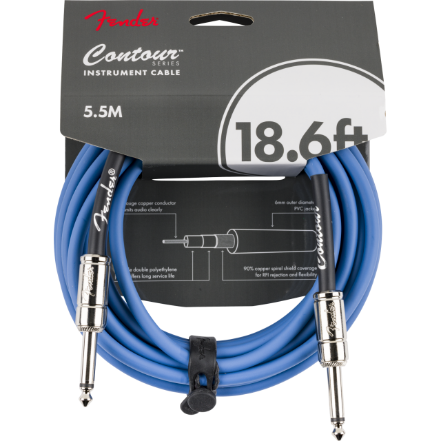 Contour™ 18.6' instrument Cable, Lake Placid Blue