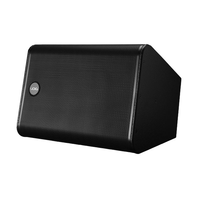 Compact Passive Two-Way 12” Loudspeaker with rotatable asymmetrical horn (black)