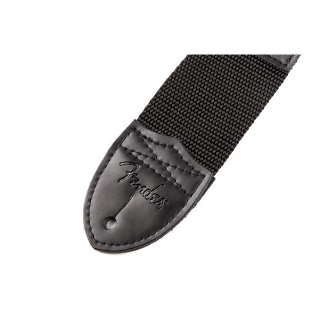 Tracolla in poliestere Black 2 "con logo Red