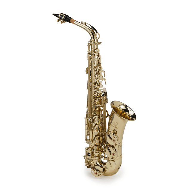 Eb alto saxophone with F# key