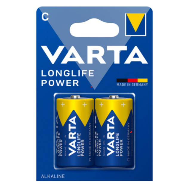 LR14 Halftone Alkaline Battery - 2pcs Blister Pack